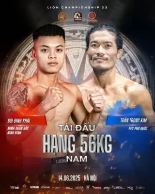 Lion Championship 23: Trận đấu nghẹt thở giữa Trần Trọng Kim và Bùi Đình Khải 