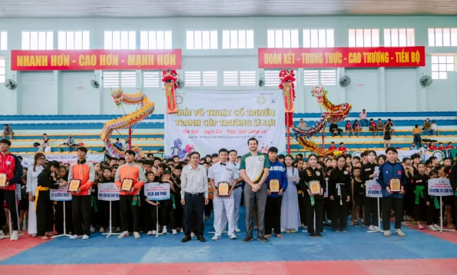 Giải Võ thuật cổ truyền Tranh Cúp Trường Lê Lợi lần III – 2025: Bùng nổ tinh thần thượng võ